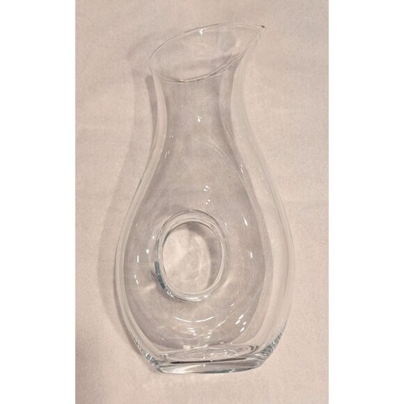 Wine Carafe Decanter with Donut Hole Center made in Poland - Picture 7 of 16